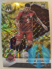 2021-22 Panini Mosaic FIFA Road to World Cup Reactive Gold Prizm Junior Moreno #98